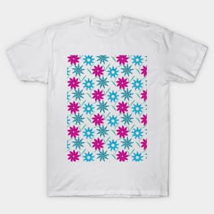 peace ice floral flower snow flake T-Shirt